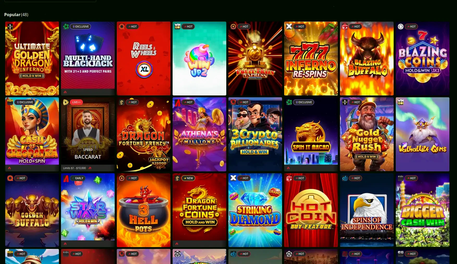Lucky8 mobile app interface showing casino games on smartphone